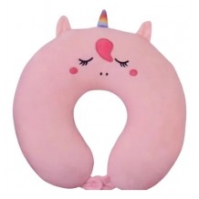 PELUCHE ALMOHADA DE VIAJE UNICORNIO X35CM